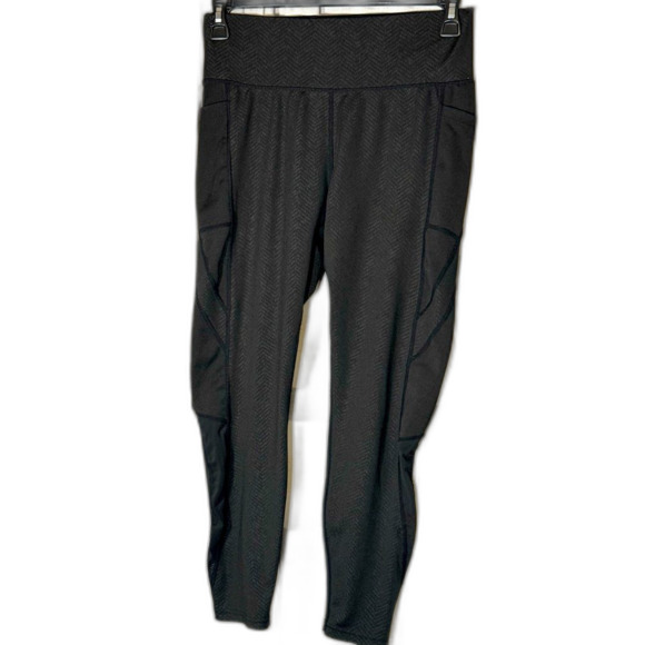 LA+ Image leggings herringbone self print sheer cutout size L - Picture 1 of 5